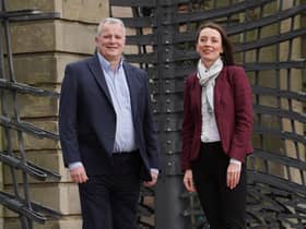 Ian Waddell, chief scientific officer, and Clare Doris, chief operating officer, of Cumulus. Picture: Stewart Attwood