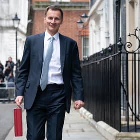 The Chancellor highlighted growth that had been achieved since 2010 'despite the most challenging economic headwinds in modern history'. Picture: Stefan Rousseau - WPA Pool/Getty Images.