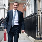 The Chancellor highlighted growth that had been achieved since 2010 'despite the most challenging economic headwinds in modern history'. Picture: Stefan Rousseau - WPA Pool/Getty Images.