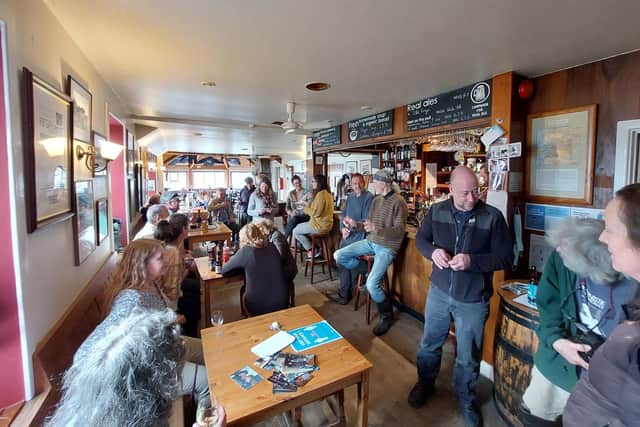 Another picture showing the inside of the pub (on the day the community bought it in March 2022) before it underwent renovation works (pic: Supplied)