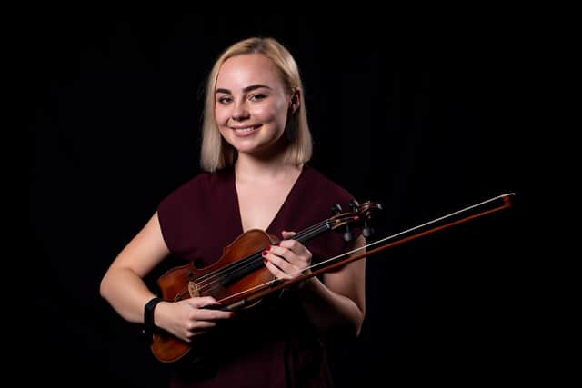 Fiddler Eryn Rae, from the Borders. Picture: Martin Shields