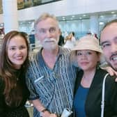 Sam Tasker (Mr Fitton's son-in-law), Leila Fitton (his daughter), Jim Fitton, wife Sarijah, and son Joshua.