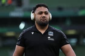 Sione Vailanu impressed in his first season at Glasgow Warriors. He will be up against some of his club-mates when Tonga play Scotland at the Rugby World Cup. (Photo by Ross MacDonald / SNS Group)