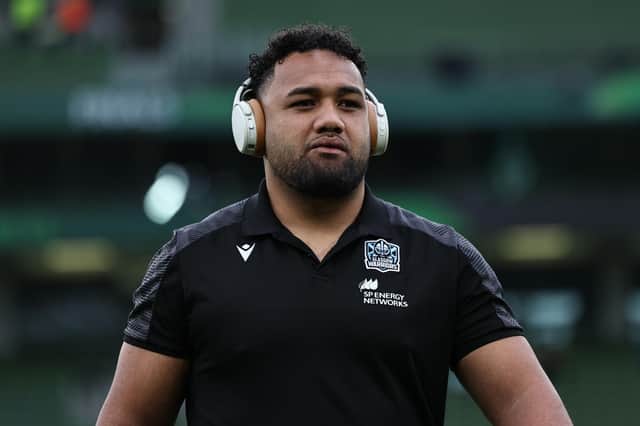 Sione Vailanu impressed in his first season at Glasgow Warriors. He will be up against some of his club-mates when Tonga play Scotland at the Rugby World Cup. (Photo by Ross MacDonald / SNS Group)