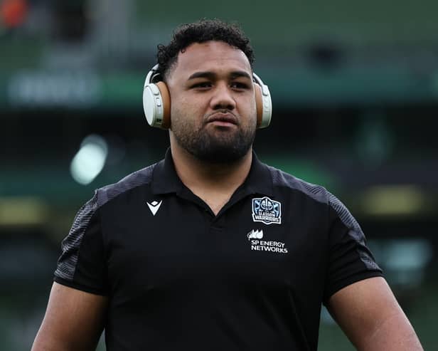 Sione Vailanu impressed in his first season at Glasgow Warriors. He will be up against some of his club-mates when Tonga play Scotland at the Rugby World Cup. (Photo by Ross MacDonald / SNS Group)