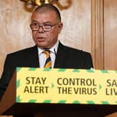 Deputy Chief Medical officer Jonathan Van-Tam during a media briefing in Downing Street, London, on coronavirus (COVID-19).