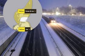 A weather warning is in place for parts of Scotland