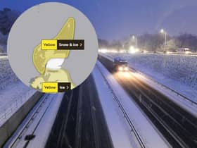 A weather warning is in place for parts of Scotland