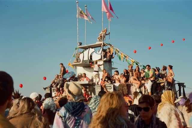 The famous Burning Man festival in Nevada is focused on community, art and 'radical self-expression'.