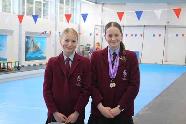 Sister success: Ruby Hunter (l) with Lucy.