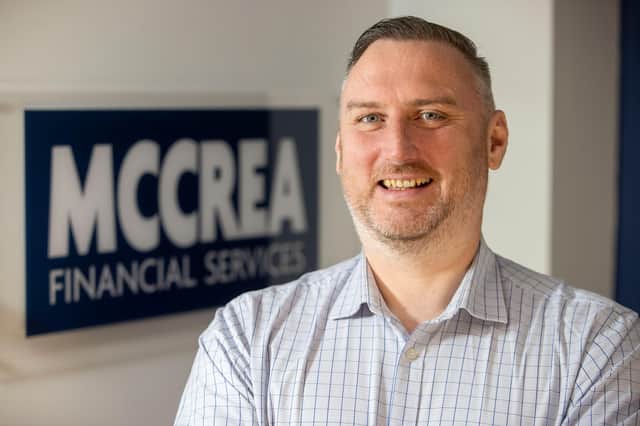 Gerard (Ged) Cumming, who has 16 years of financial services experience, will head up the McCrea Mortgages team in his role as mortgage and protection adviser. Picture: Jeff Holmes