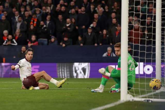 Jack Grealish netted the winner for Man City at Luton Town.