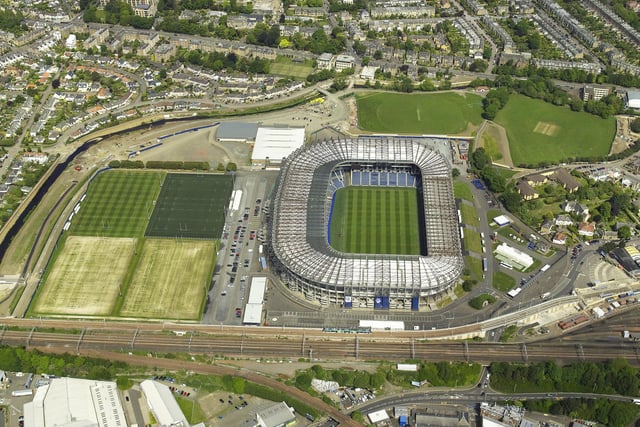 Murrayfield Stadium reopened in 1995 after a major £50m reconstruction programme to a design by Connor Milligan Architects with a capacity of 67,800.