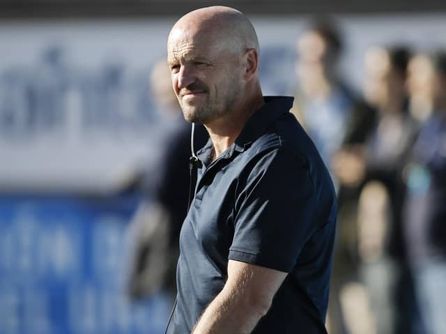 Scotland head coach Gregor Townsend before the test match against Uruguay at Estadio Charrua in Montevideo. (Photo by Ernesto Ryan/Getty Images)