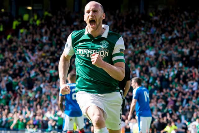 Hibs legend David Gray has announced his retirement from playing. Picture: SNS