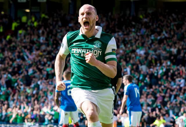Hibs legend David Gray has announced his retirement from playing. Picture: SNS