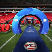 Rangers could face PSV Eindhoven in the Champions League play-off round.  (Photo by Dean Mouhtaropoulos/Getty Images)