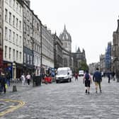 Visitors have been slowly returning to the Royal Mile in recent weeks. Picture: Lisa Ferguson