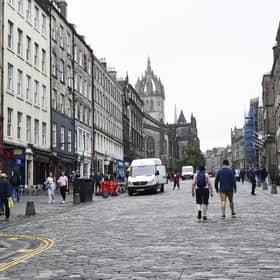 Visitors have been slowly returning to the Royal Mile in recent weeks. Picture: Lisa Ferguson