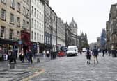 Visitors have been slowly returning to the Royal Mile in recent weeks. Picture: Lisa Ferguson