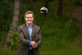 Edinburgh-based Shot Scope was founded in 2014 by its chief executive David Hunter, a former electronics design engineer and secondary school teacher, who invented the product at home in his spare time. Picture: Malcolm Cochrane