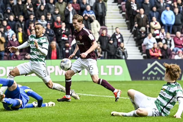 Hearts goalkeeper Zander Clark and midfielder Calem Nieuwenhof impressed.