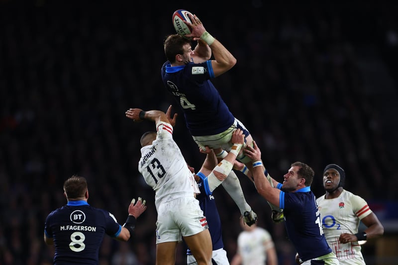 His part in Scotland’s winning try will never be forgotten. Showed brilliantly quick hands to ship the ball on to Matt Fagerson. It capped an outstanding showing - 8.