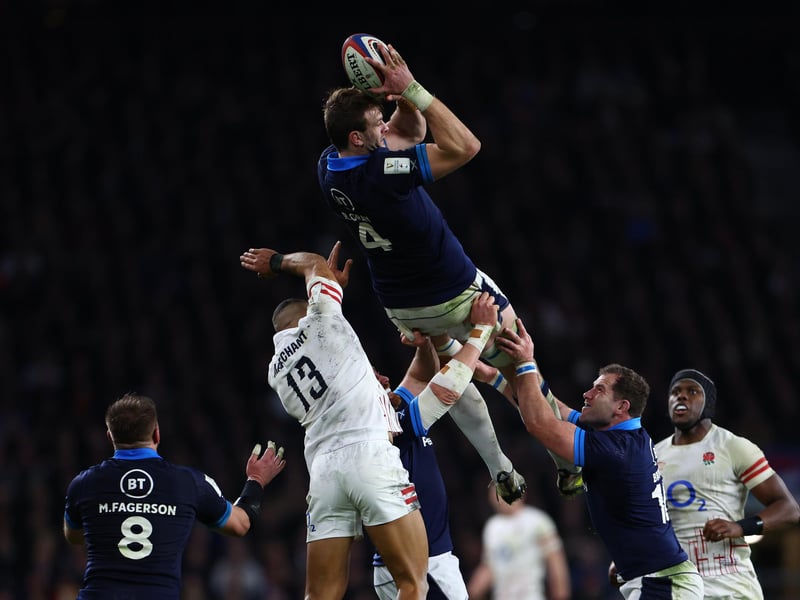 His part in Scotland’s winning try will never be forgotten. Showed brilliantly quick hands to ship the ball on to Matt Fagerson. It capped an outstanding showing - 8.