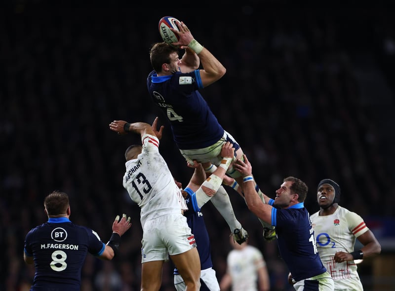 His part in Scotland’s winning try will never be forgotten. Showed brilliantly quick hands to ship the ball on to Matt Fagerson. It capped an outstanding showing - 8.