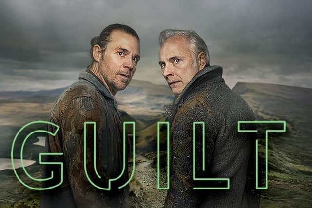 Mark Bonnar and Jamie Sives return for the final part of the Guilt trilogy on BBC Scotland/BBC Two and iPlayer. Pic: BBC