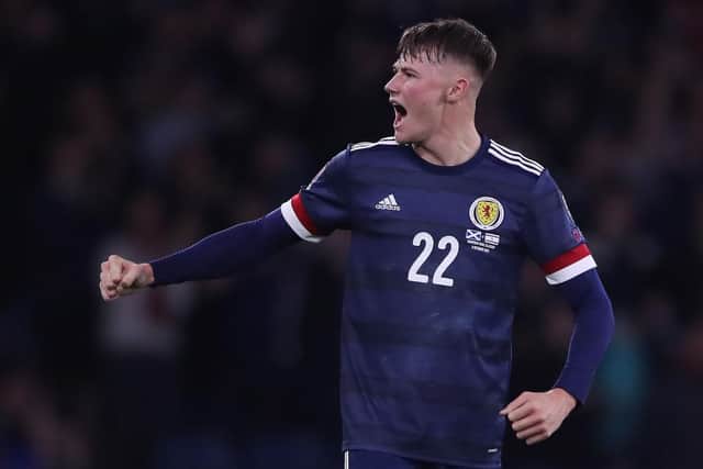 Patterson made his Scotland debut last year and featured in Euro 2020 and World Cup qualifiers. (Photo by Ian MacNicol/Getty Images)