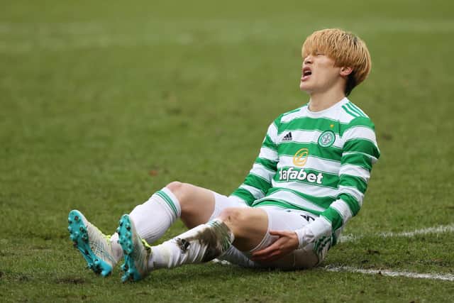 Kyogo Furuhashi is struggling with a hamstring injury.