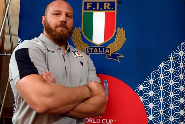 Italy hooker Leonardo Ghiraldini is picked as a substitute against Scotland.