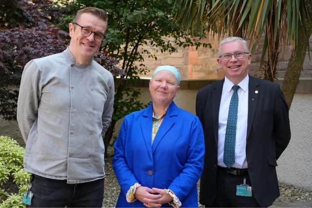 L-R,Dominik Kawalec, Sue O'Neill-Berest and Scott Mitchell