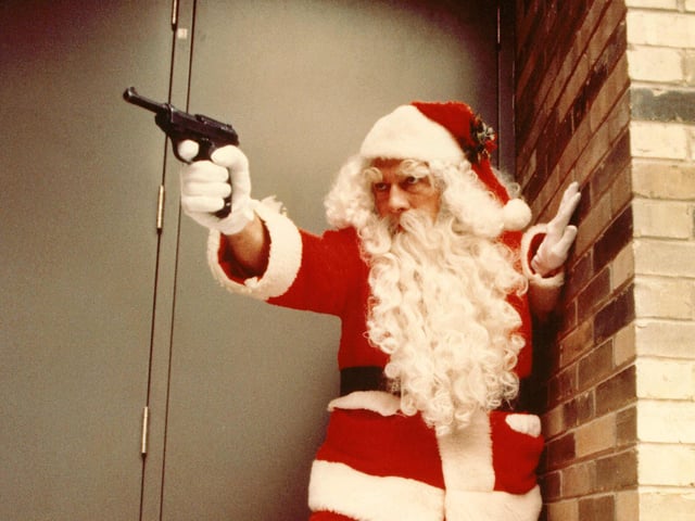 The Silent Partner is quality alternative Christmas on the big screen. Look, it's Santa!