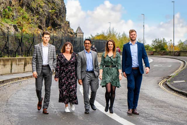 From left: the new team of Mantas Lozys, Jenny Purves, Moni Tagore, Judy Shields, and Andy Cramond. Picture: Lukasz Kudrel.