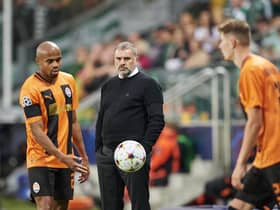 Celtic boss Ange Postecoglou on the touchline during the 1-1 draw with Shakhtar Donetsk in Warsaw last month. (Photo by Adam Nurkiewicz/Getty Images)