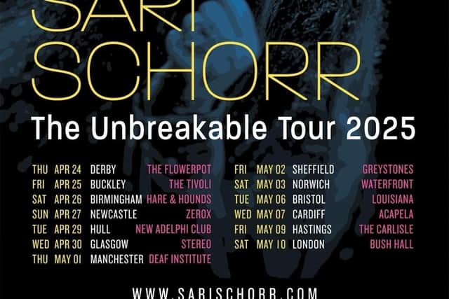 Sari Schorr The Unbreakable Tour 2025