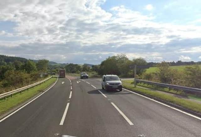 The accident happened on the A7 between Selkirk and Galashiels
