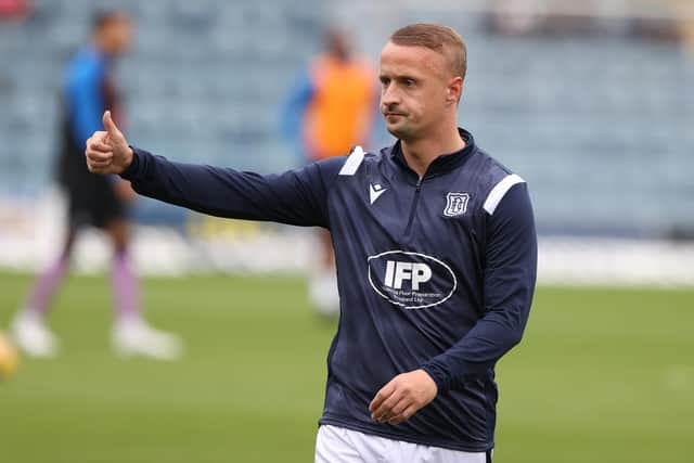 Dundee are to make a decision on Leigh Griffiths' loan from Celtic. (Photo by Craig Williamson / SNS Group)