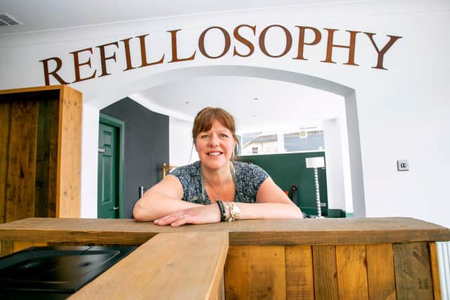 Gina Adie has launched the store in Aberdeen’s Albyn Grove. Picture: Rory Raitt.