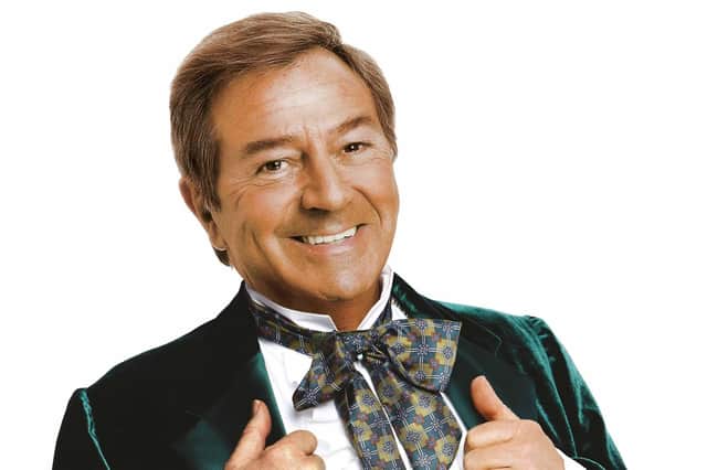 Des O'Connor in costume before starring in Andrew Lloyd's Webber's The Wizard of Oz at the London Palladium as The Wizard in 2012. Photo: PA Wire