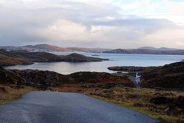 The road to Bostadh on Bernera. The island has become divided over spending of public funds and its direction for the future. PIC: John Lucas/geograph.org