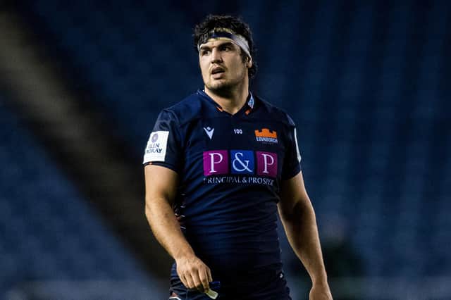 Stuart McInally missed Edinburgh's game against Glasgow after straining his neck while exercising in the gym.