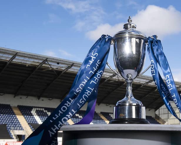 The draw for the third round of the SPFL Trust Trophy was made at Hampden on Thursday. (Photo by Craig Foy / SNS Group)