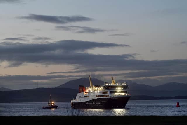 Glen Sannox returns after sea trials in the Clyde in February. Photo by John Devlin