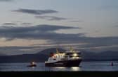 Glen Sannox returns after sea trials in the Clyde in February. Photo by John Devlin
