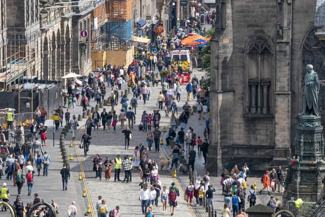 Scotland's tourism sector is dependent on major events such as Edinburgh's summer festivals.