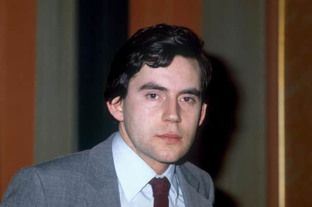 Young Gordon Brown, before Tony Blair and New Labour