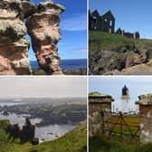 Some of the amazing views you can see on Scotland's coast.
